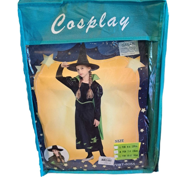 Scary Witch Halloween Costume for Girls